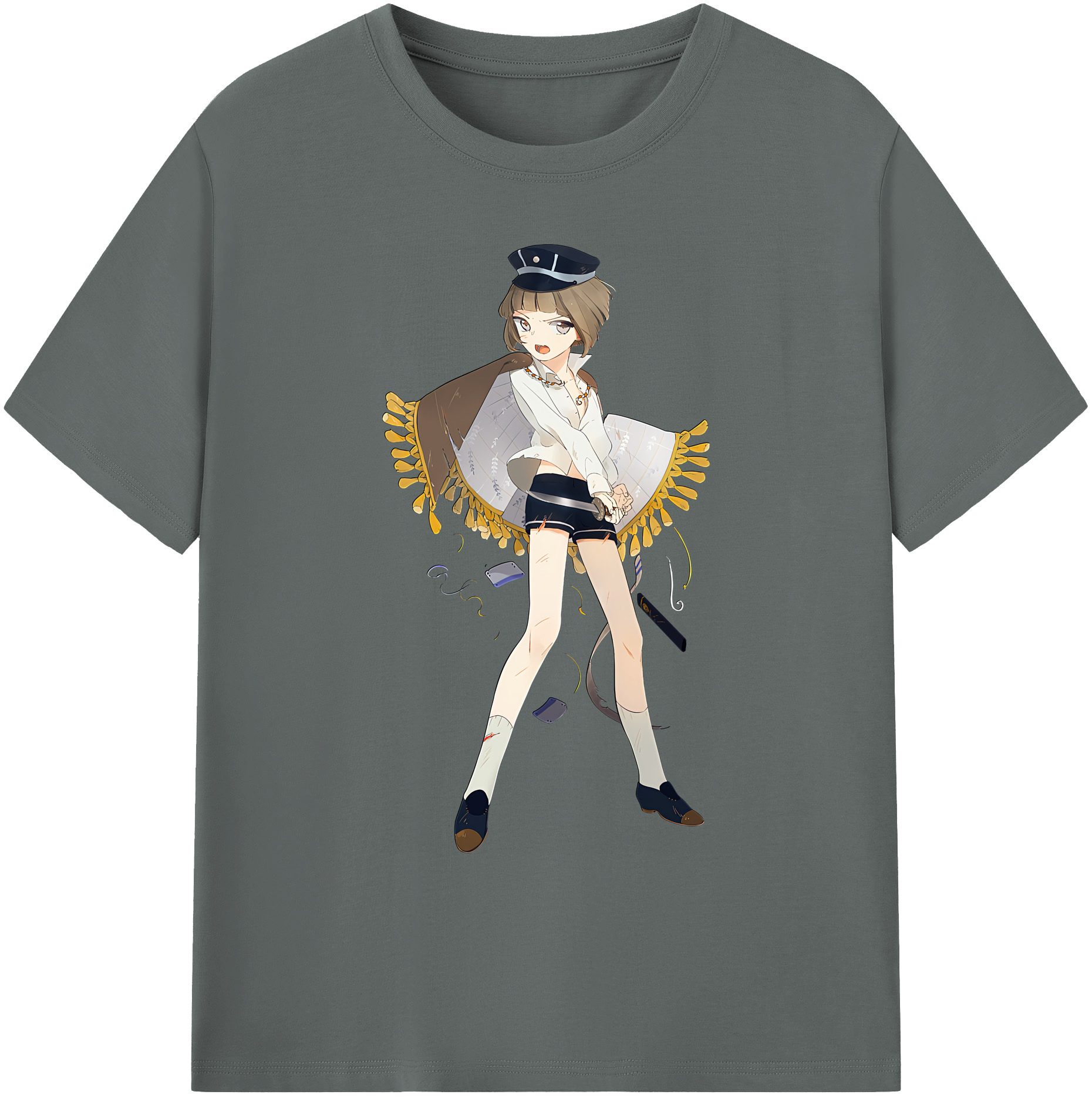 （画像用） 刀剣乱舞 Touken Ranbu 綿100％ メンズ半袖Tシャツ｜肌触りやわらか＆通気性